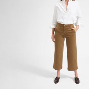 Everlane Wide Leg Crop in Ochre